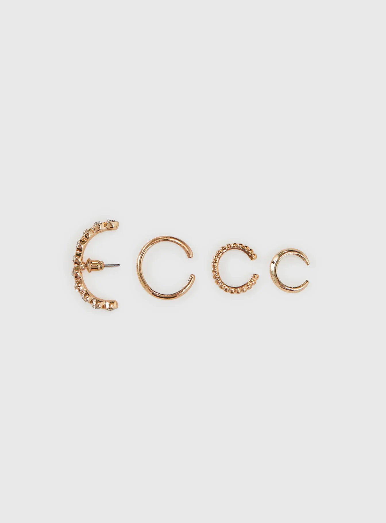 Life In Luxury Ear Cuff Set Gold