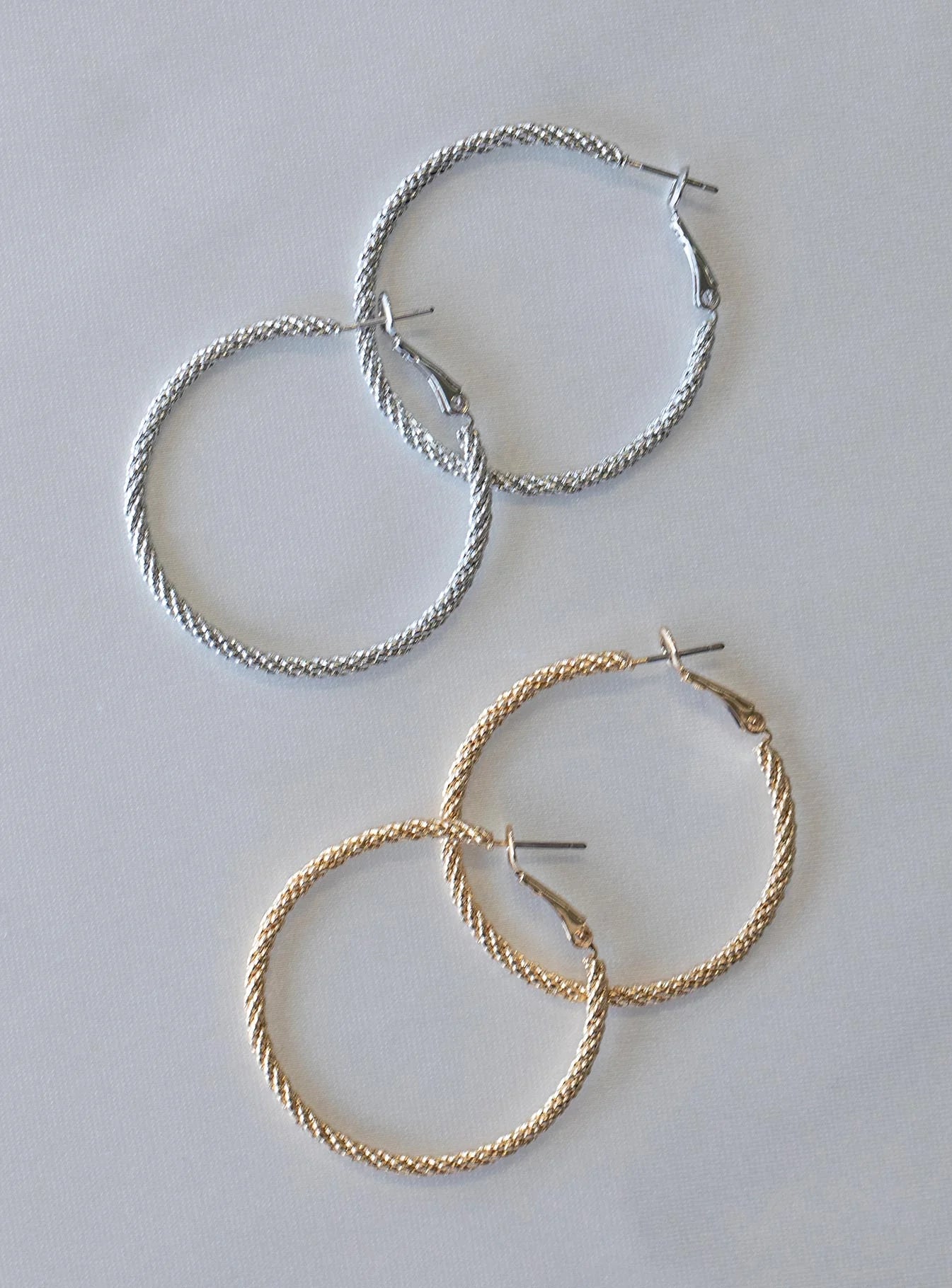 Fischer Hoop Earring Pack Gold / Silver