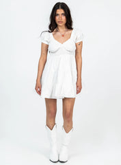 Daniela Mini Dress White Petite