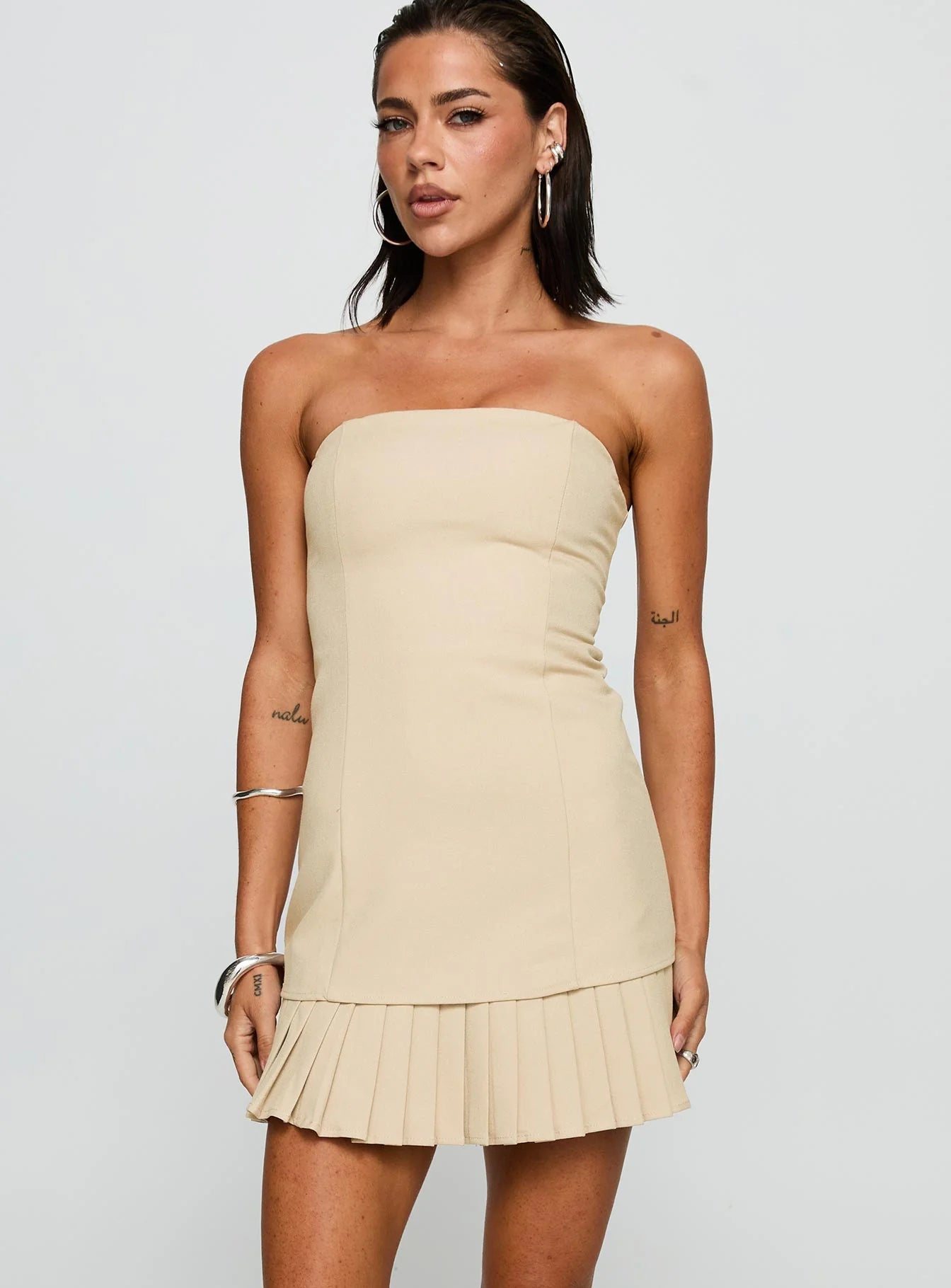 Believe My Mind Playsuit Beige
