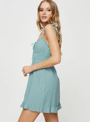 Allas Mini Dress Sage