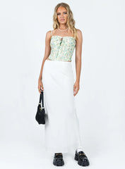 Jodie Maxi Skirt White