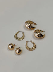 For The Weekend Earring Pack Gold
