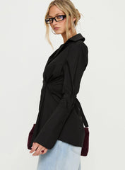 Nitsa Long Sleeve Shirt Black