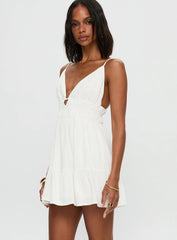 Elpida Mini Dress White