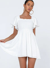 Imagine Mini Dress White