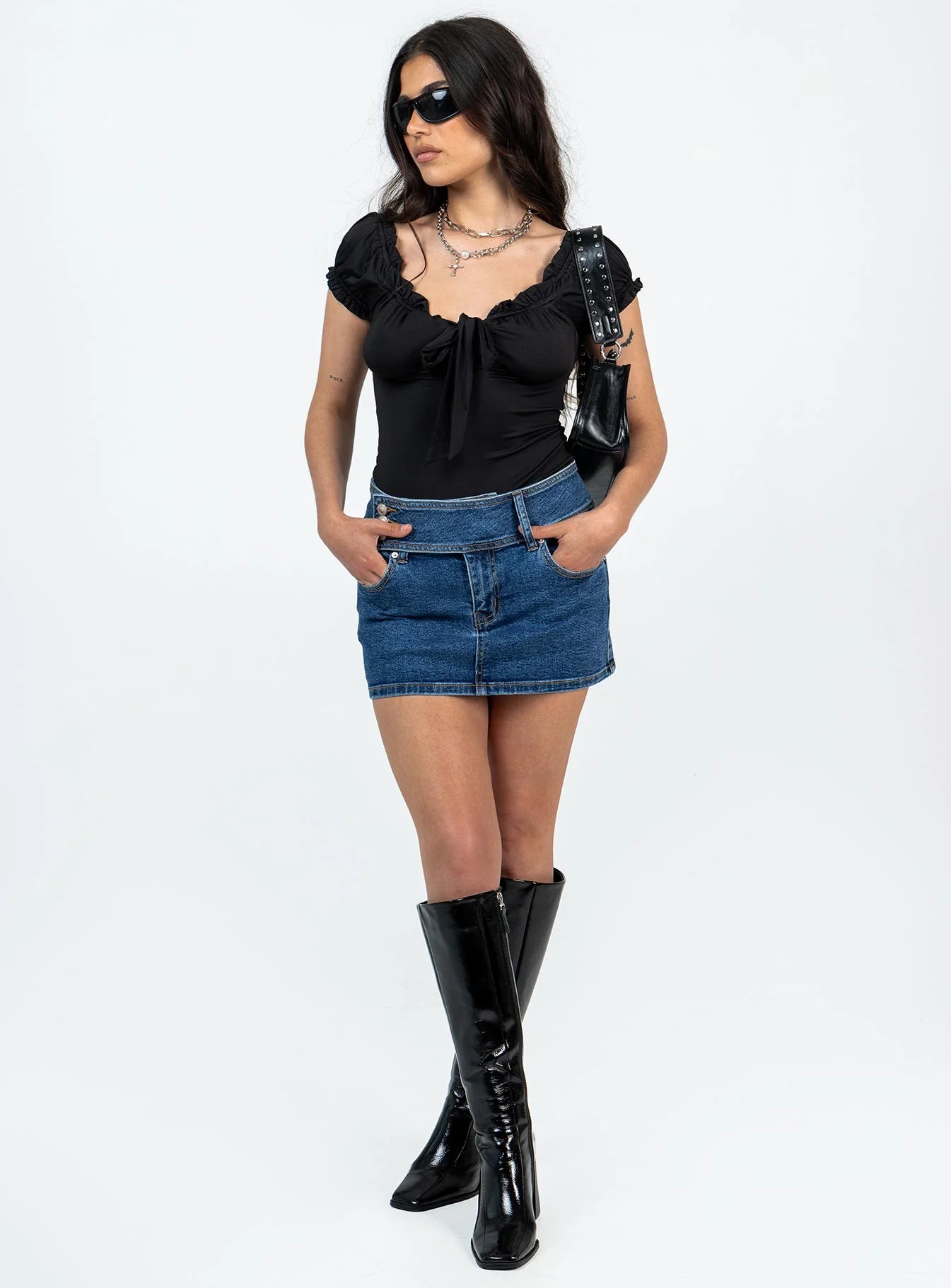 Medina Bodysuit Black Petite