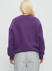 NYU Offside Crewneck Sweatshirt Purple