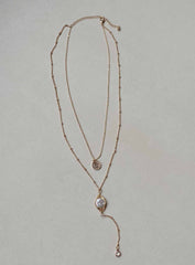 Haddon Pearl Necklace Gold