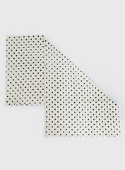 Nellie Scarf Cream Polka