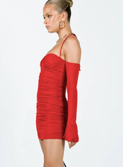 Wyona Mini Dress Red