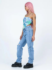 Rheannon Straight Leg Denim Jeans