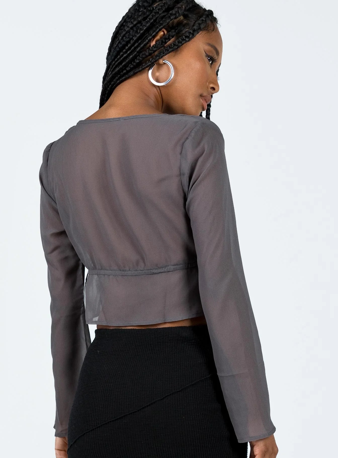 Kenney Long Sleeve Top Grey