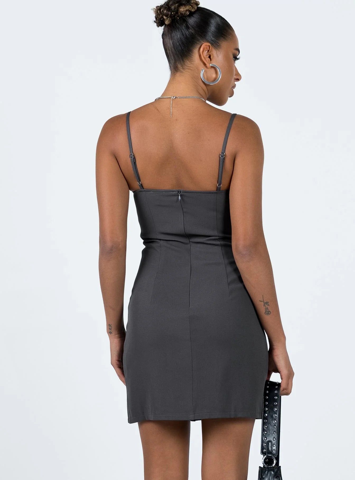Archette Corset Mini Dress Slate