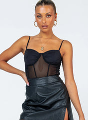 Triston Bodysuit Black