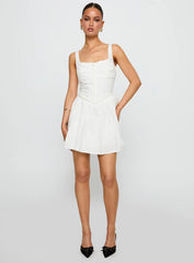 Wild Ideas Mini Dress White