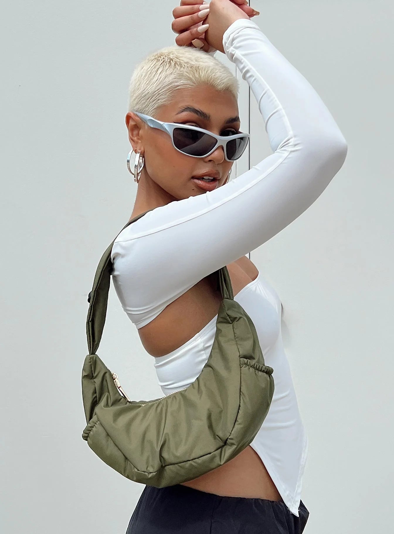 Jalene Shoulder Bag Khaki