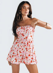 Stefanni Romper Red Floral