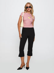 Marcello Graphic Top Red Check