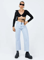 Armitage Long Sleeve Top Black