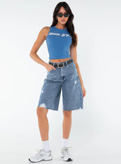 87 Racer Tank Blue