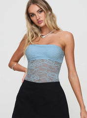 Cupcake Strapless Bodysuit Blue