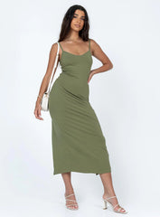Jesy Maxi Dress Khaki