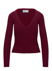 York Cardigan Cherry Red