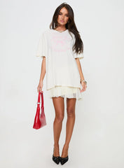All My Love Bow Tee White