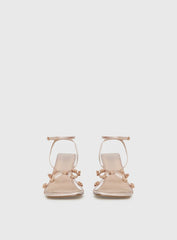 Billini Brynlee Heels Champagne Satin