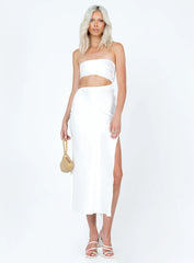 Jona Maxi Dress White