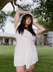 Fauci Mini Dress White Curve