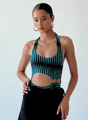 Denair Bodysuit Blue / Black