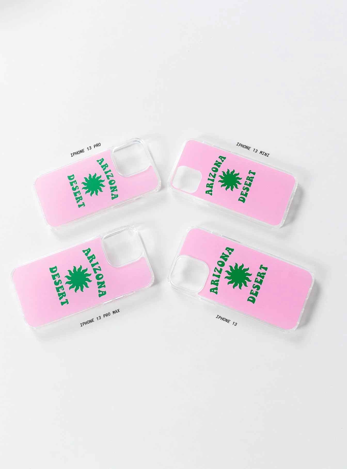 Arizona Desert iPhone Case Pink / Green