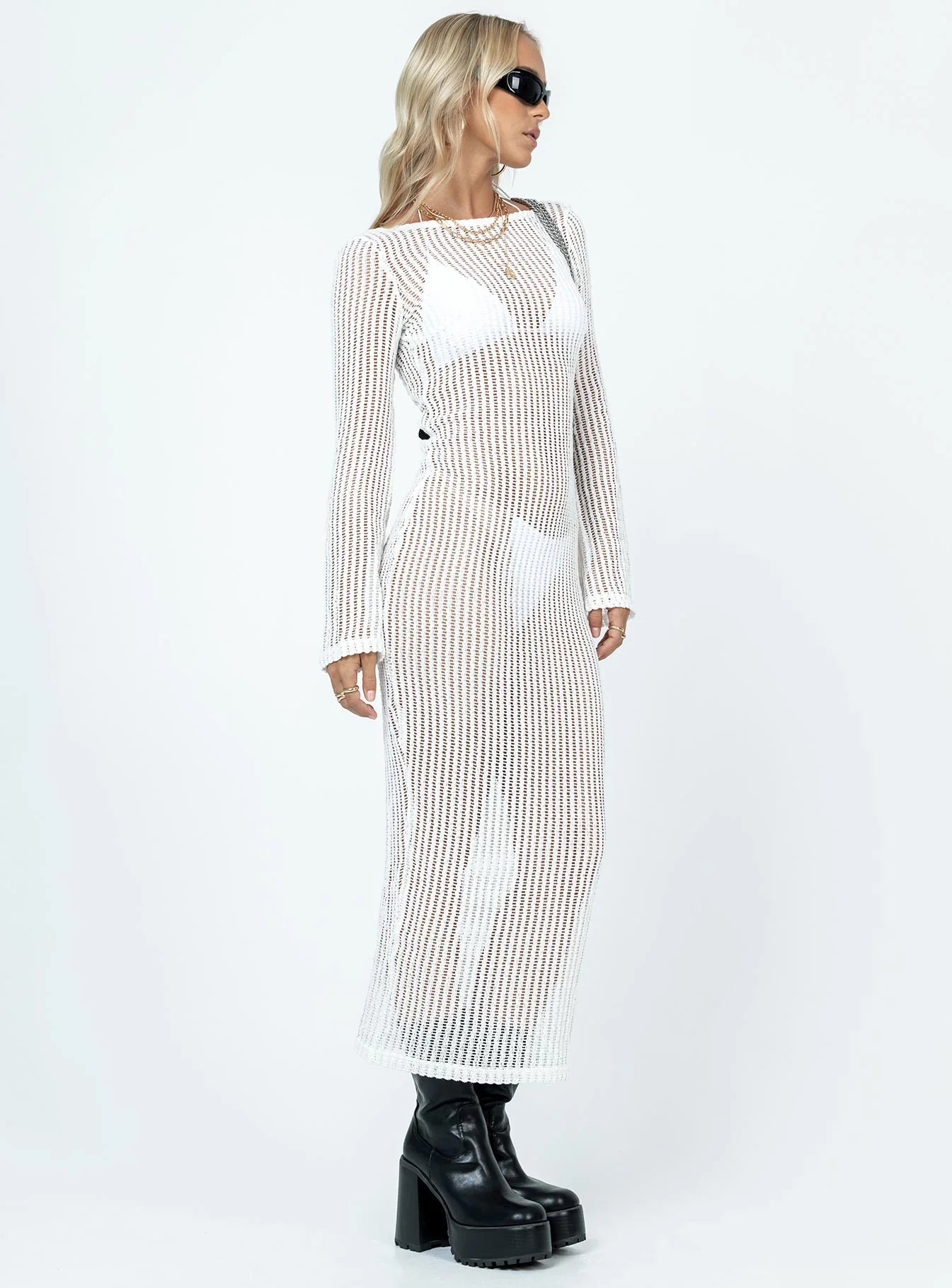 Bria Maxi Dress White