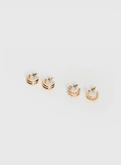 Talyn Earring Pack Gold