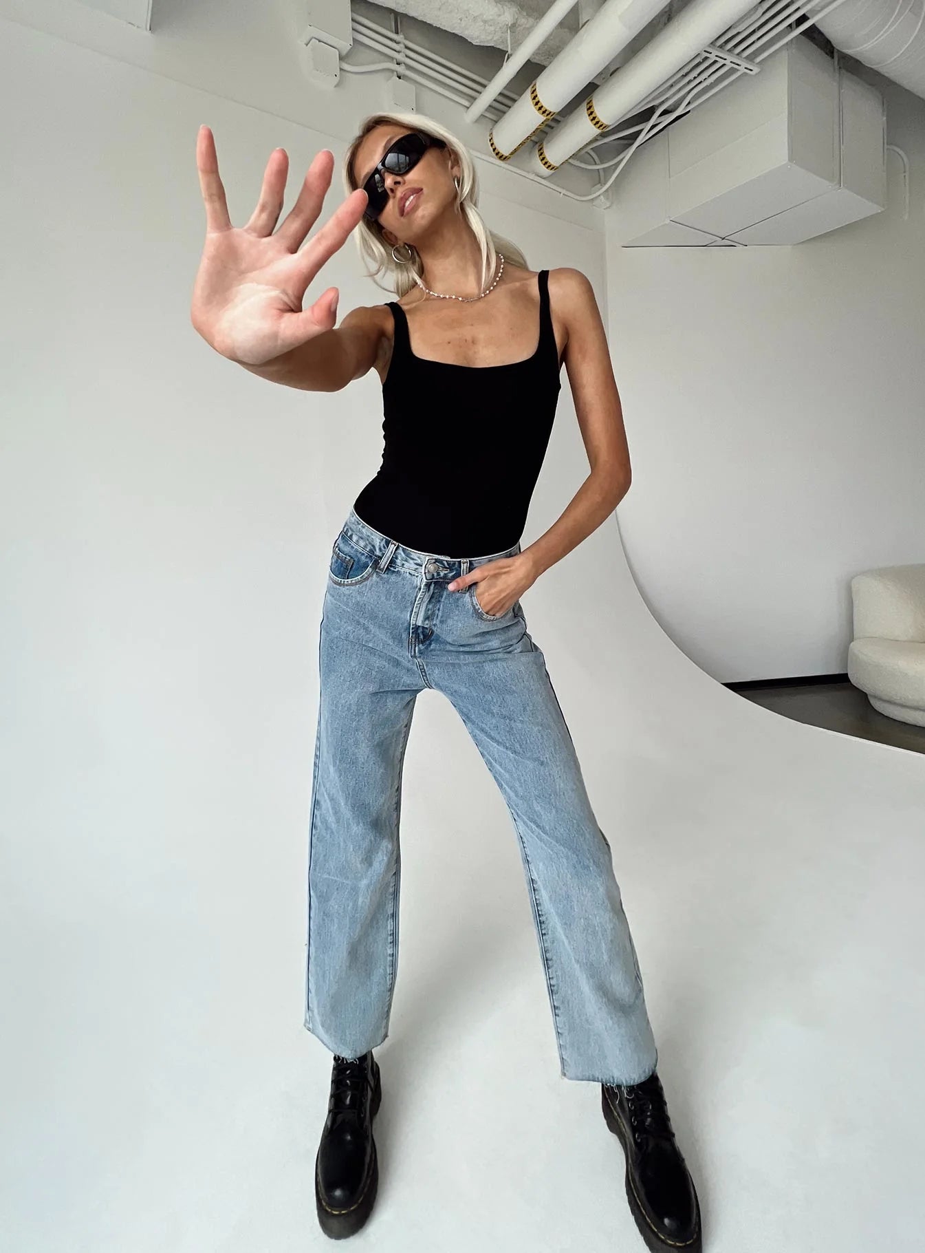 Crosby Bodysuit Black Tall