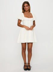 Forever More Mini Dress White