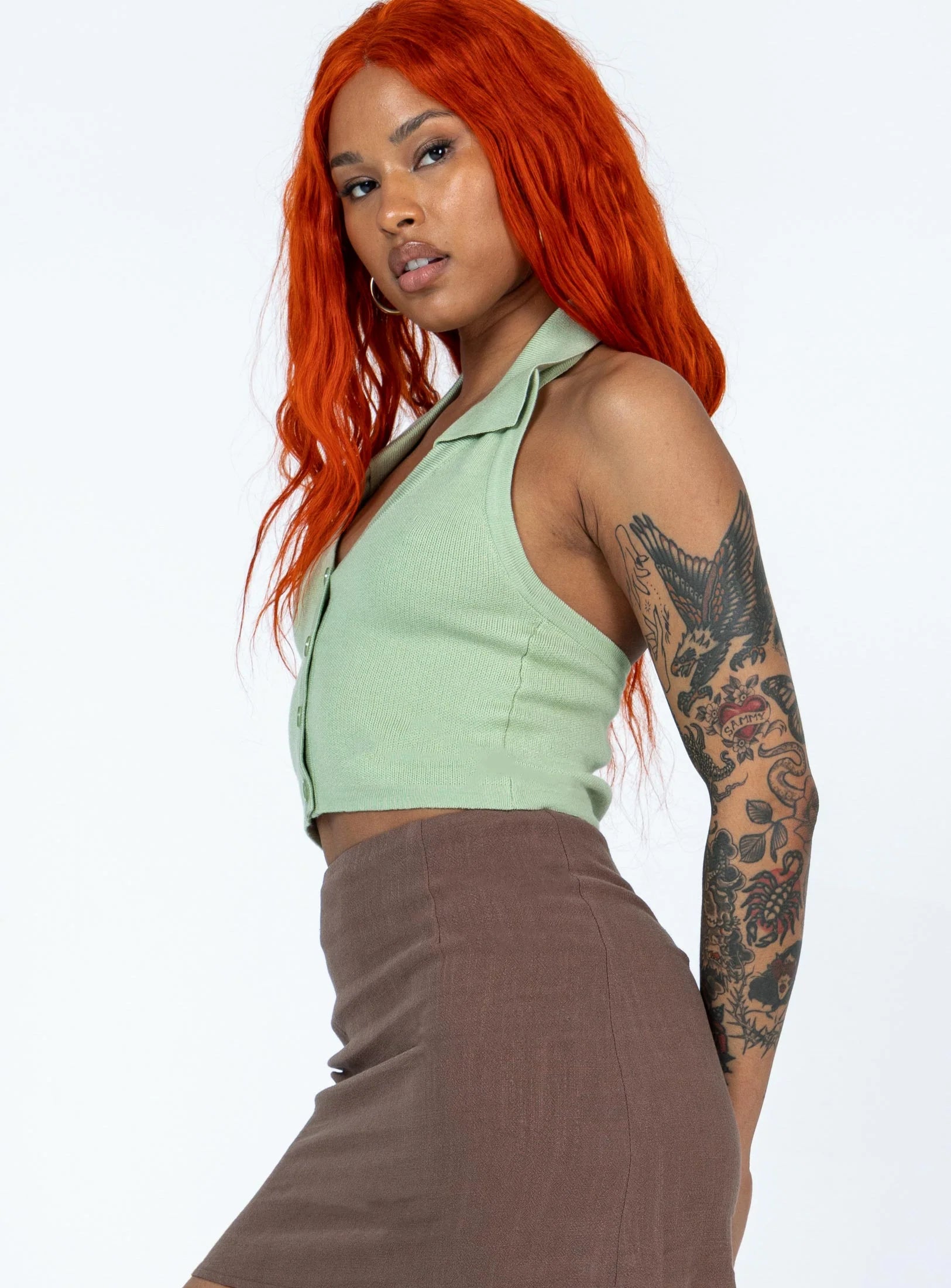 Aydin Top Light Green