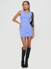 Ashen Mini Dress Blue