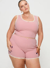 Morning Tea Sleep Set Pink Curve