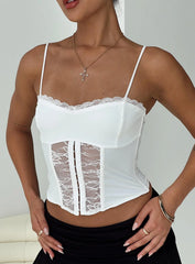 Coletto Corset Top White