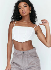 Allure Top White