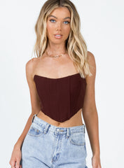 Carlie Top Brown