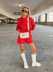 Voce Hoodie Red