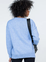 Kelsea Oversized Sweater Blue