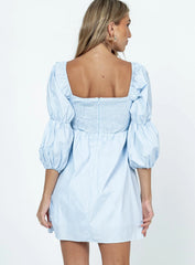 Noha Mini Dress Blue