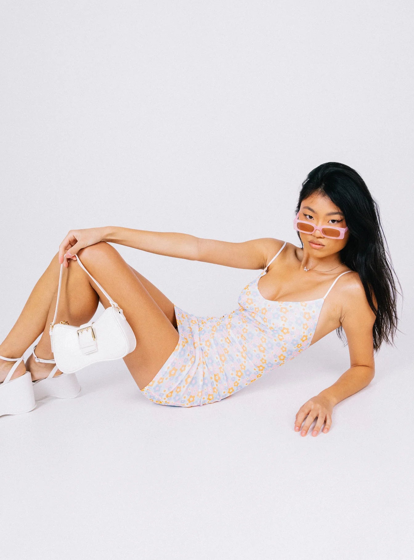 Kat Mini Dress Pastel Floral
