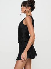 Perilla Mini Skirt Black
