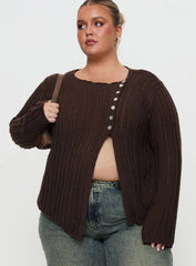 Lenker Knit Jumper Brown Curve